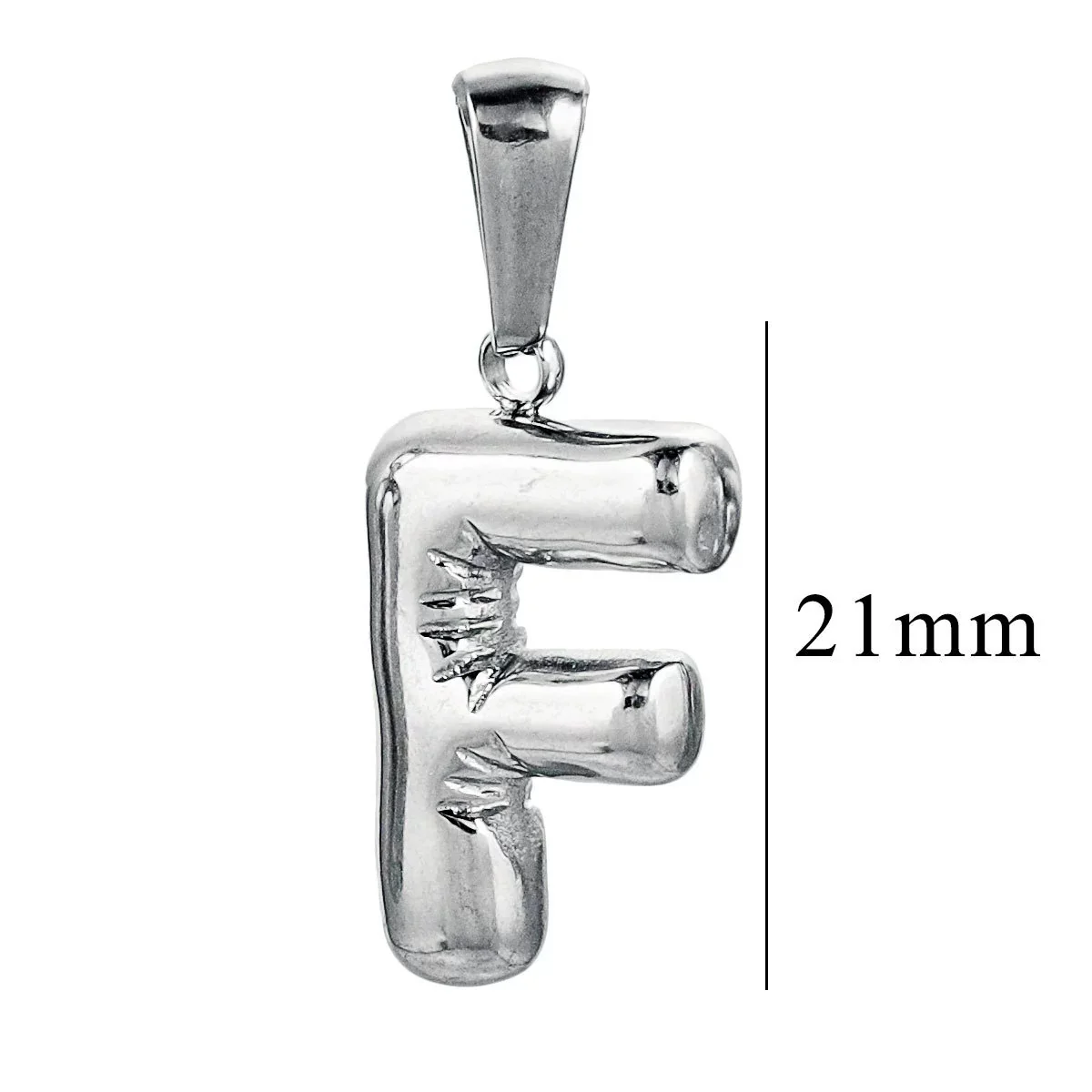 Wholesale Accessories Stainless Steel 18K Gold Plated Mini Bubble Letter Pendant With Butterfly Pattern - Image 37