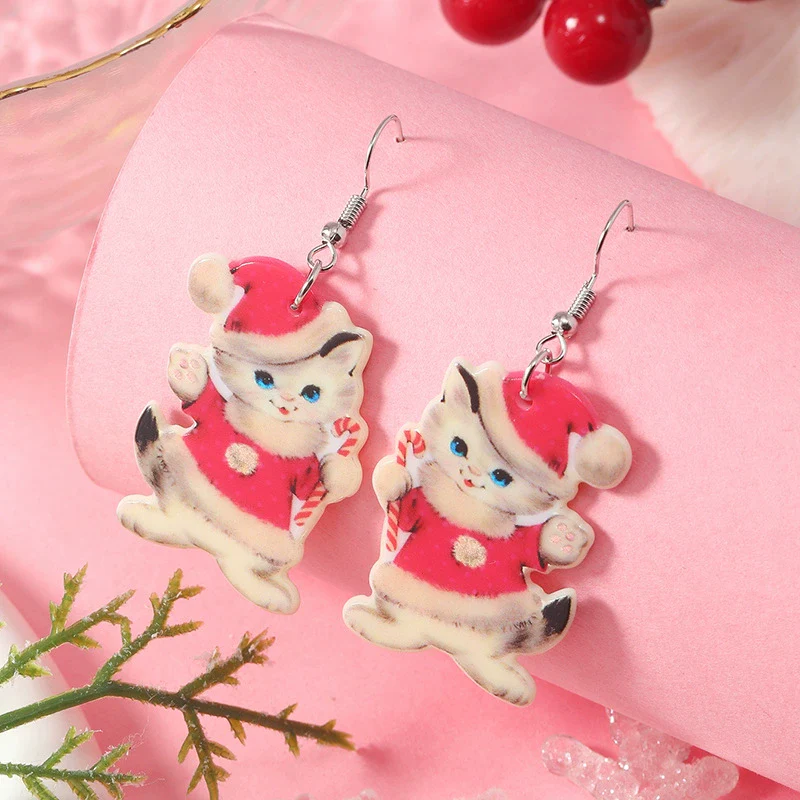 Wholesale Acrylic Animal Geometric Earrings For Women - Image 6