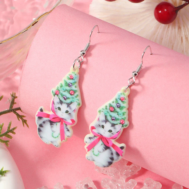 Wholesale Acrylic Animal Geometric Earrings For Women - Image 9