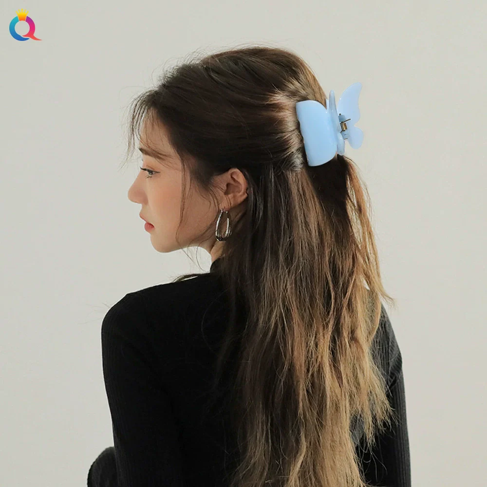 Wholesale Acrylic Handmade Butterfly Shape Women's Hair Clip - Image 3