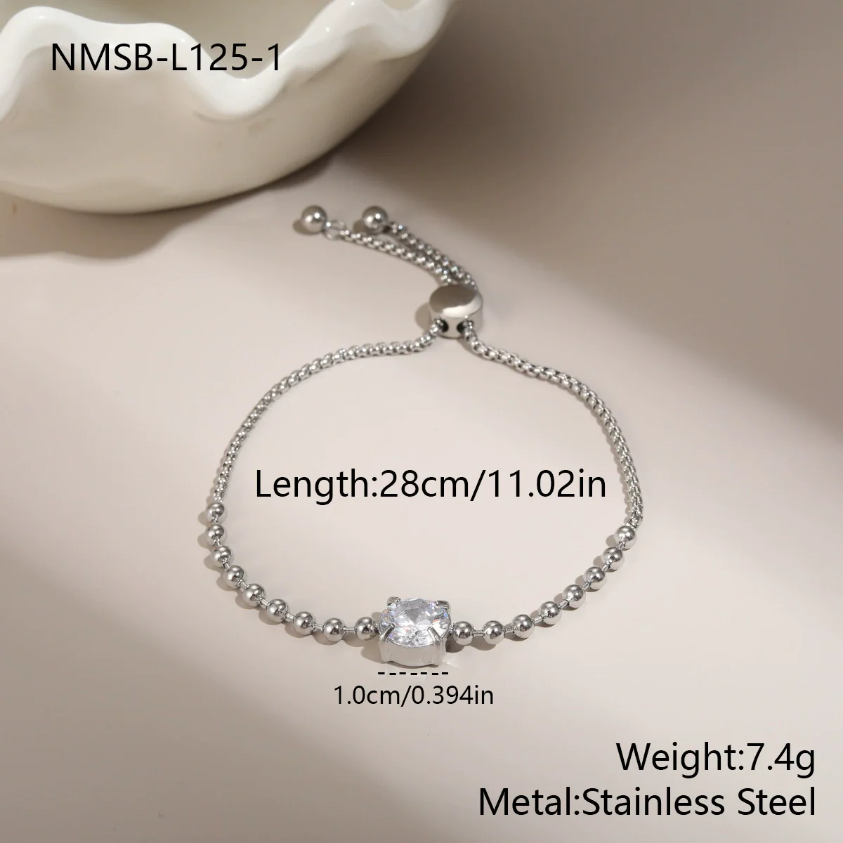 Wholesale Adjustable Nonfading Heart Bracelet For Women Stainless Steel 18K Gold Electroplated Geometric Pattern - Image 6