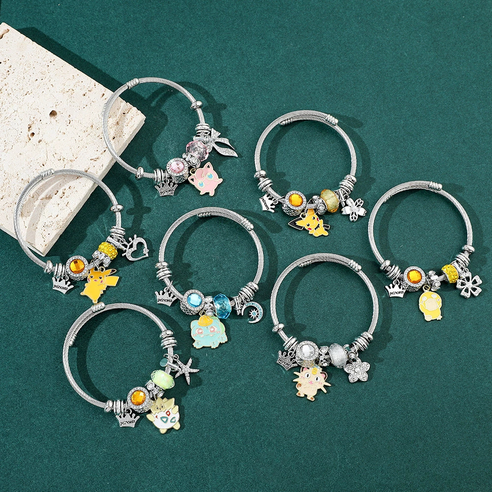 Wholesale Adjustable Opening Alloy Cartoon Bracelet With Electroplating Treatment - Image 2