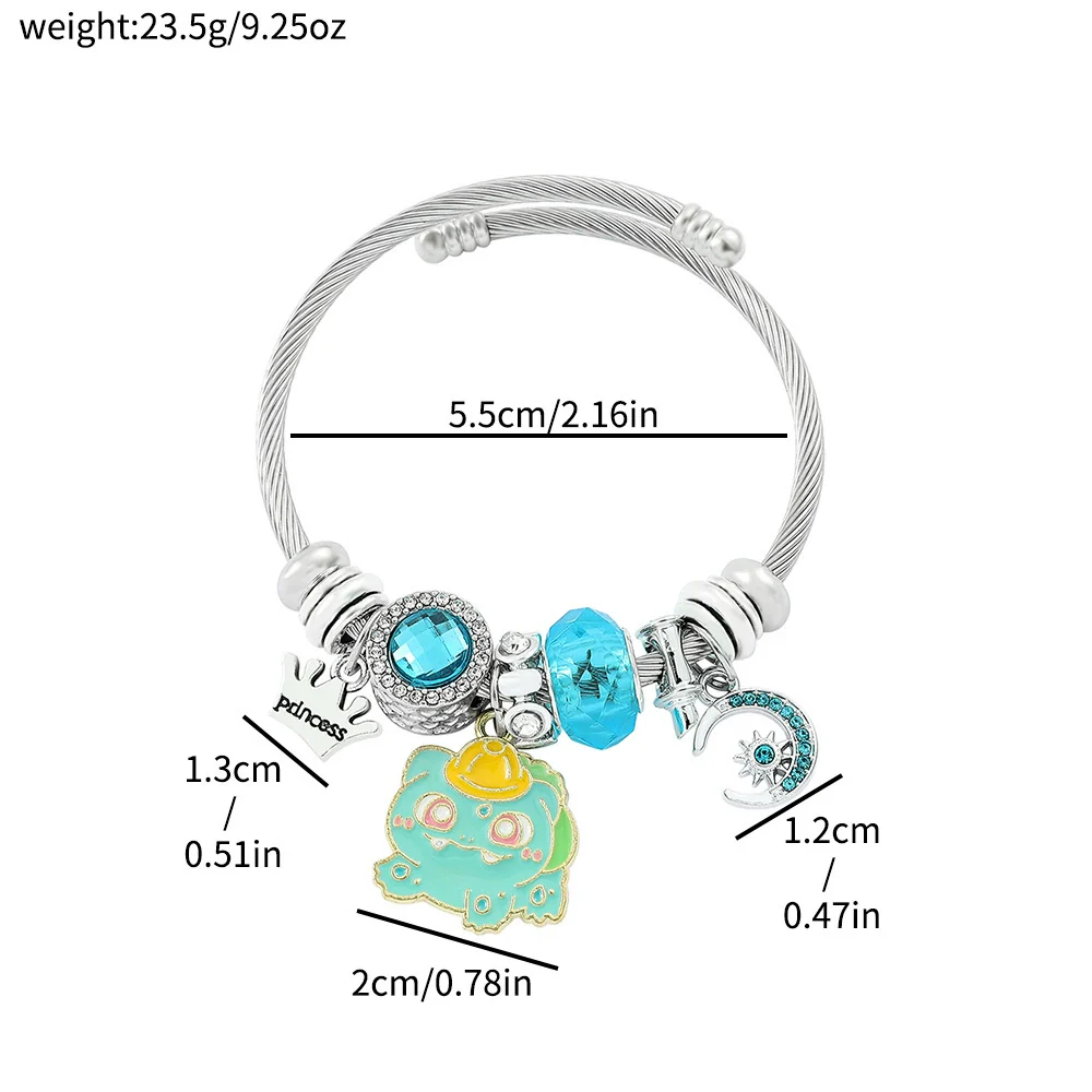 Wholesale Adjustable Opening Alloy Cartoon Bracelet With Electroplating Treatment - Image 4