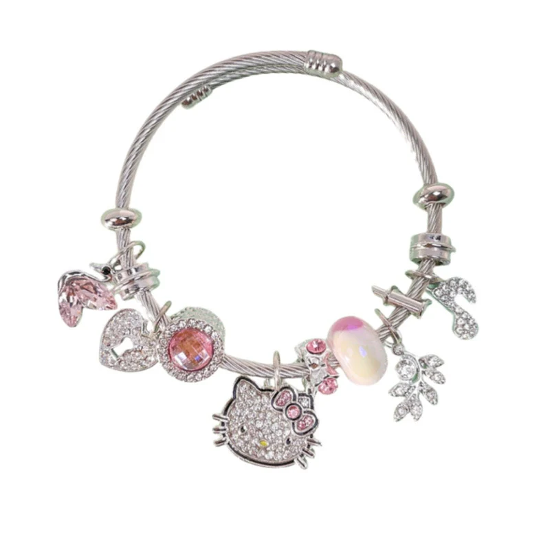 Wholesale Adjustable Silver Plated Alloy Cartoon Bracelet For Women - Image 5