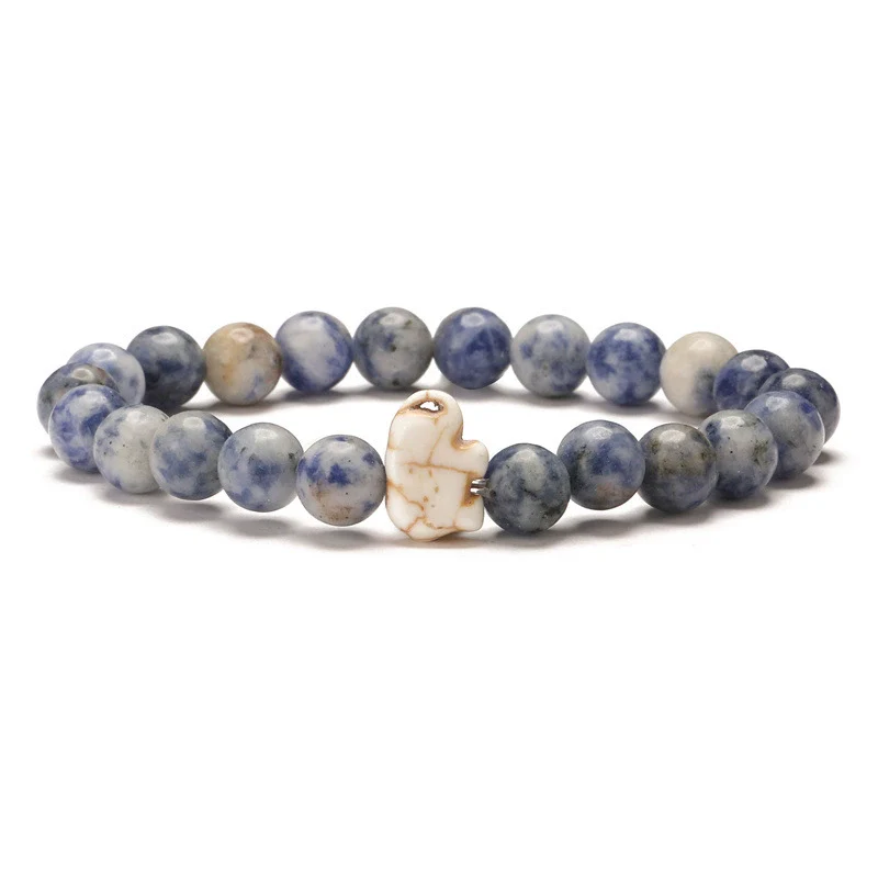 Wholesale Agate Handmade Animal Zodiac Beaded Stretch Bracelet - Image 16