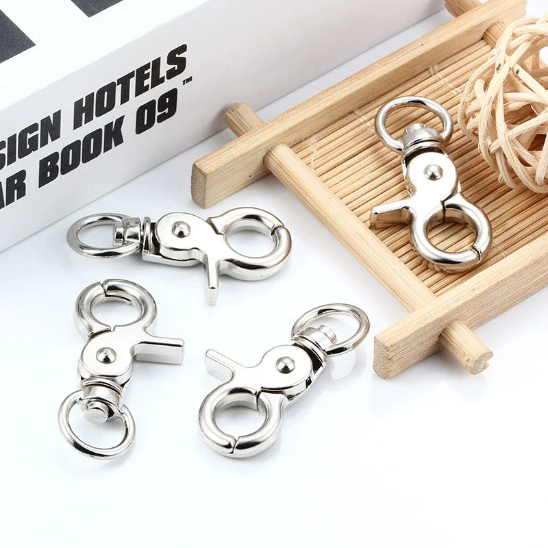 Wholesale Alloy Bag Luggage Key Chain Accessories With 8Character Crab Buckle Electroplating Treatment - Image 4