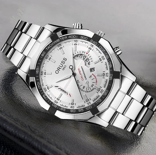 Wholesale Alloy Casual Round Dial Men's Quartz Watch - Image 2