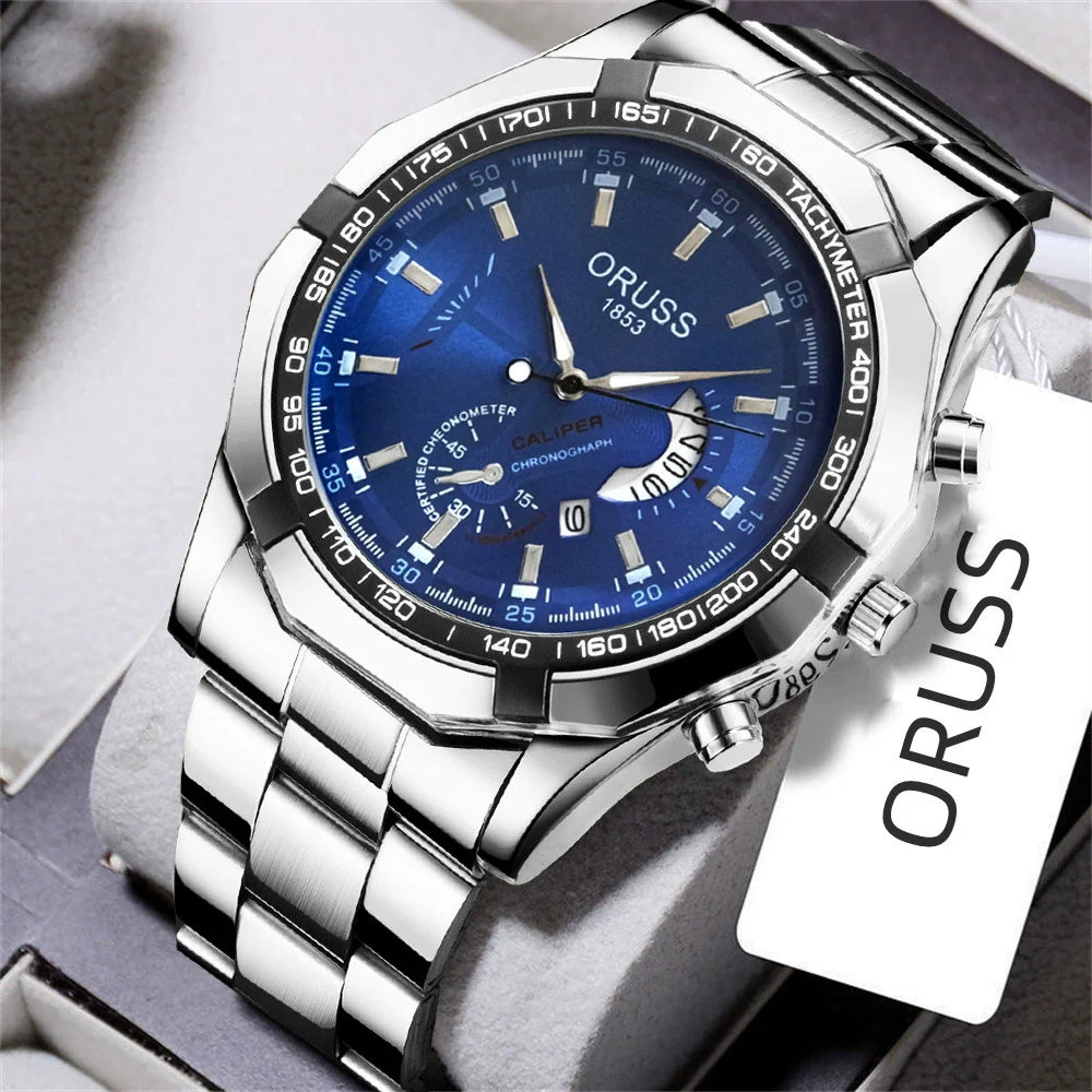Wholesale Alloy Casual Round Dial Men's Quartz Watch - Image 8