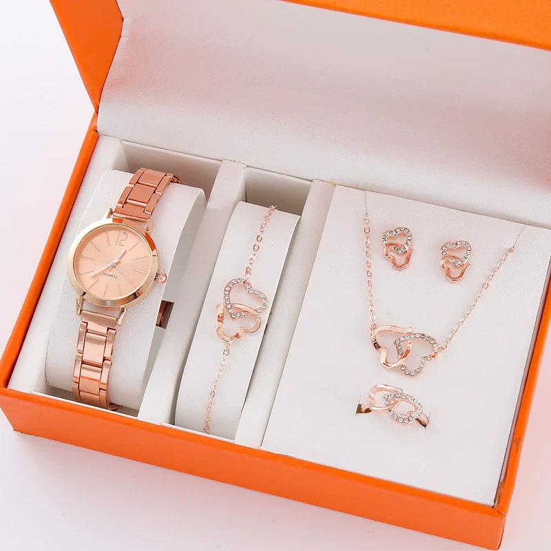 Wholesale Alloy Casual Round Women's Watch Jewelry With Rose Gold Buckle - Image 6