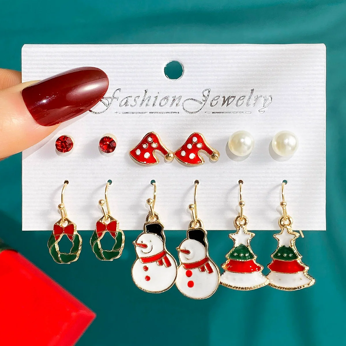 Wholesale Alloy Earrings With Cartoon Characters Dripping Oil Design For Women Festival Elements Style - Image 11