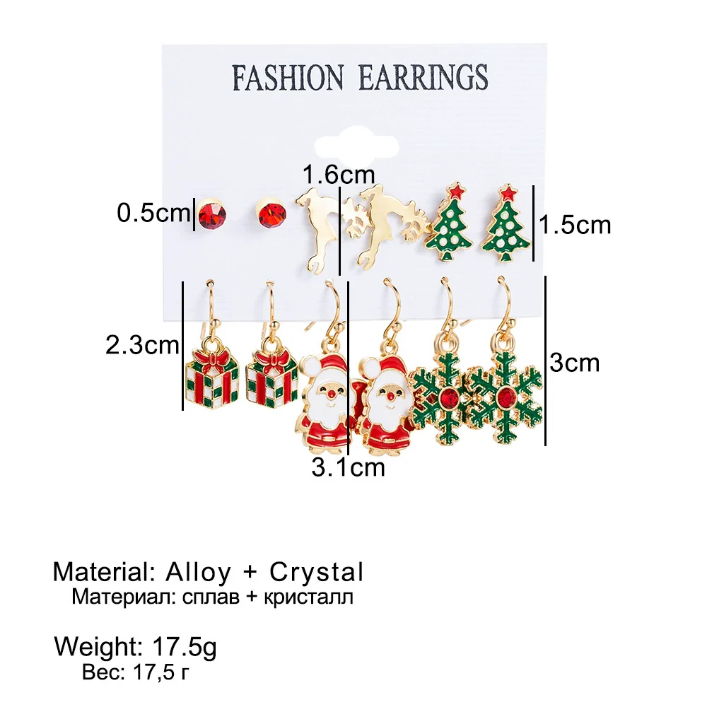 Wholesale Alloy Earrings With Cartoon Characters Dripping Oil Design For Women Festival Elements Style - Image 2