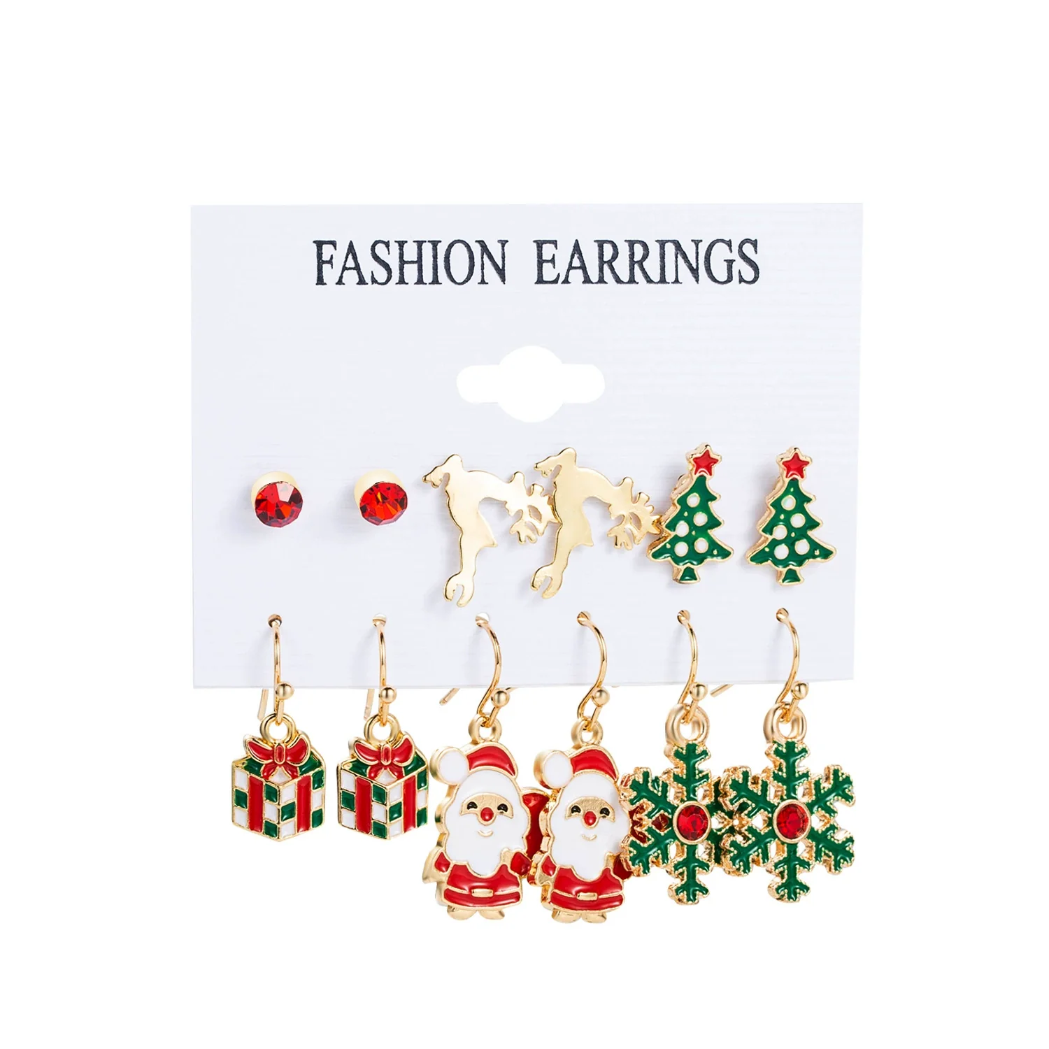Wholesale Alloy Earrings With Cartoon Characters Dripping Oil Design For Women Festival Elements Style - Image 4