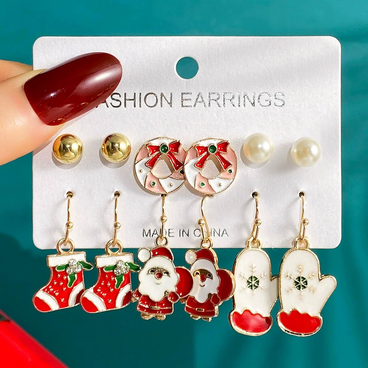 Wholesale Alloy Earrings With Cartoon Characters Dripping Oil Design For Women Festival Elements Style - Image 7