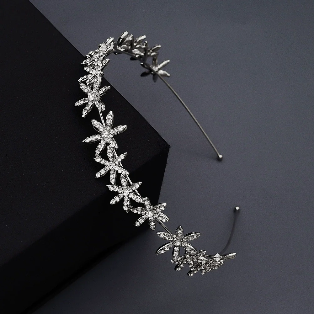 Wholesale Alloy Hairband For Women With Stars Rhinestone Pattern And Electroplating Treatment Suitable For Daily Travel - Image 7