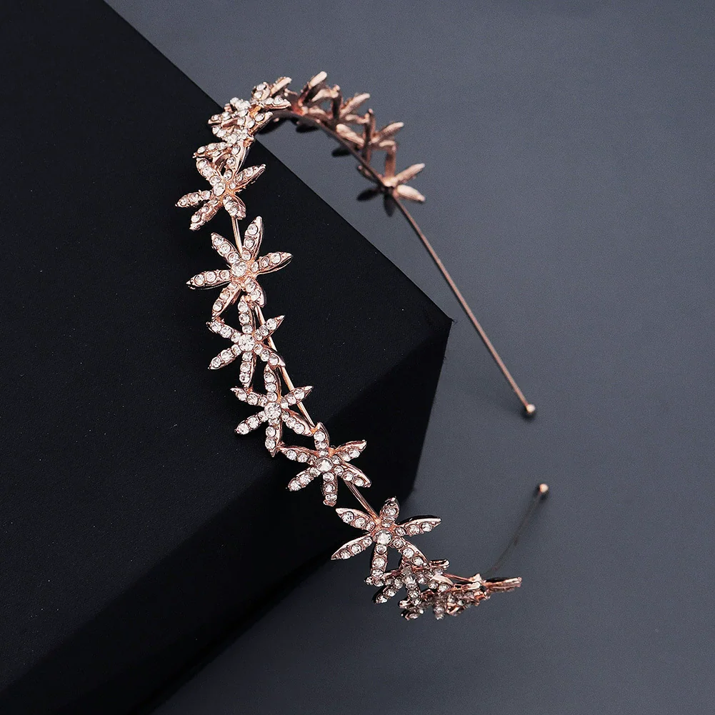 Wholesale Alloy Hairband For Women With Stars Rhinestone Pattern And Electroplating Treatment Suitable For Daily Travel - Image 8