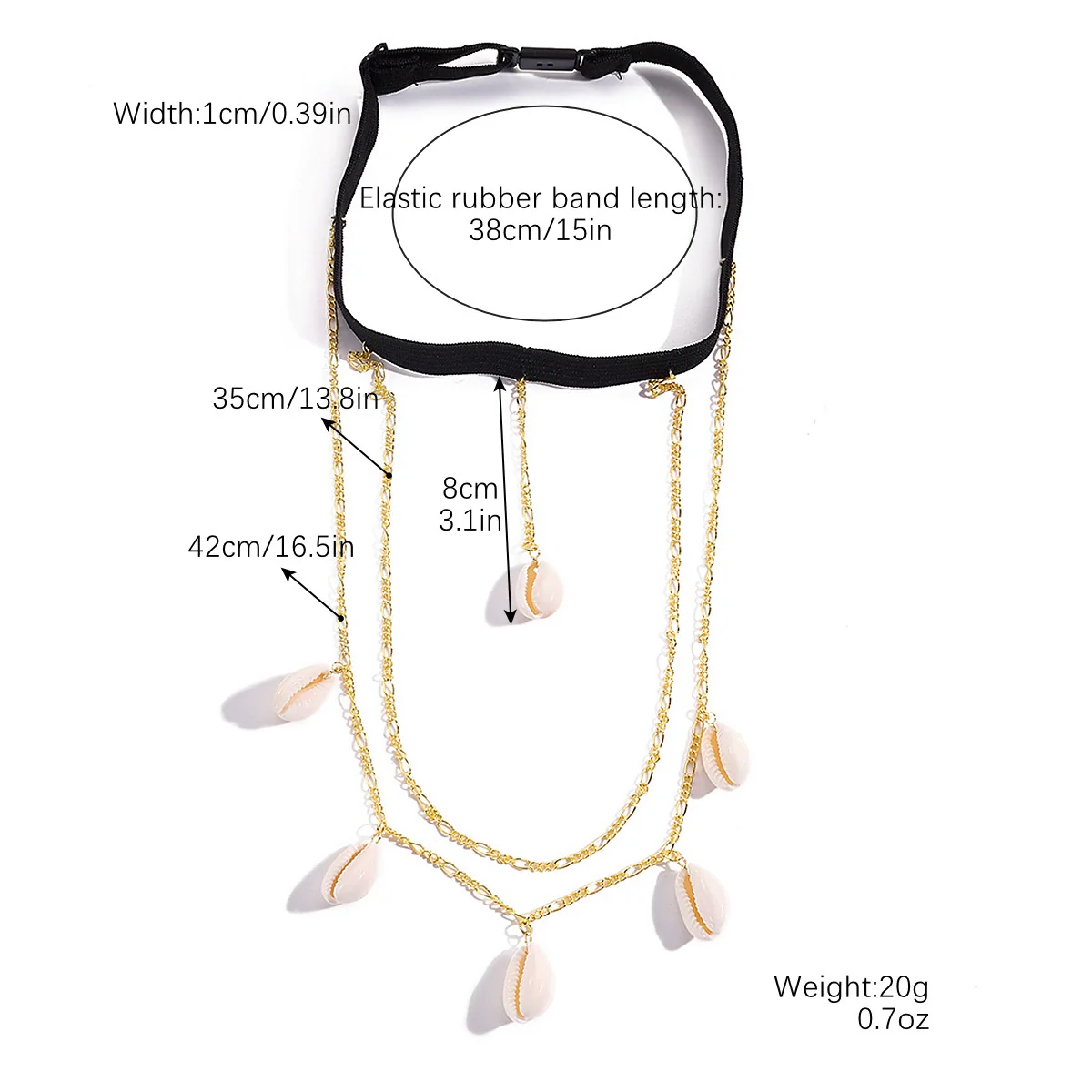 Wholesale Alloy Heart Pattern Electroplating Exaggerated Multichain Women's Thigh Leg Chain - Image 10