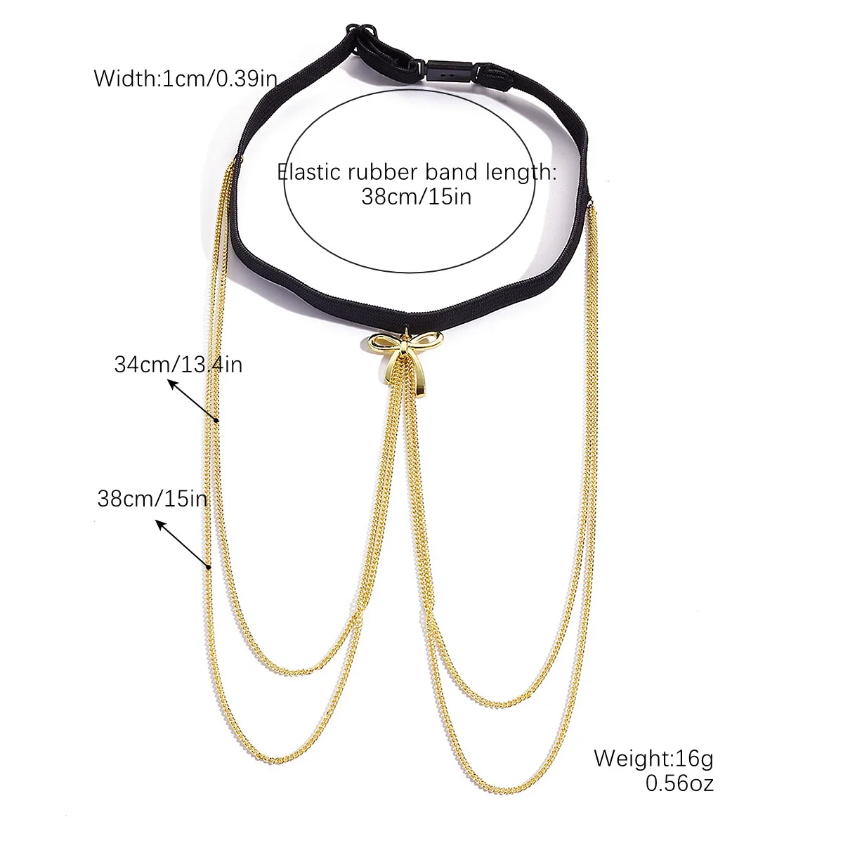 Wholesale Alloy Heart Pattern Electroplating Exaggerated Multichain Women's Thigh Leg Chain - Image 7