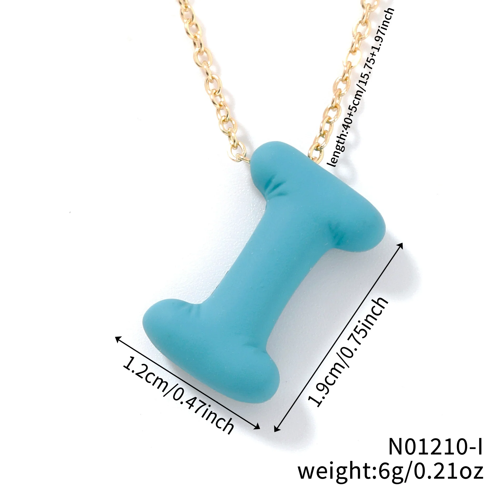 Wholesale Alloy Letter Pendant Necklace With O Chain And Electroplating Light Luxury Style - Image 14