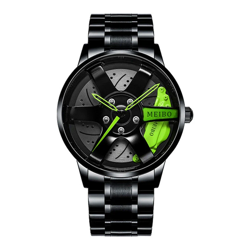 Wholesale Alloy Quartz Watch For Men With Round Dial And Wheel Shape Business Style - Image 6