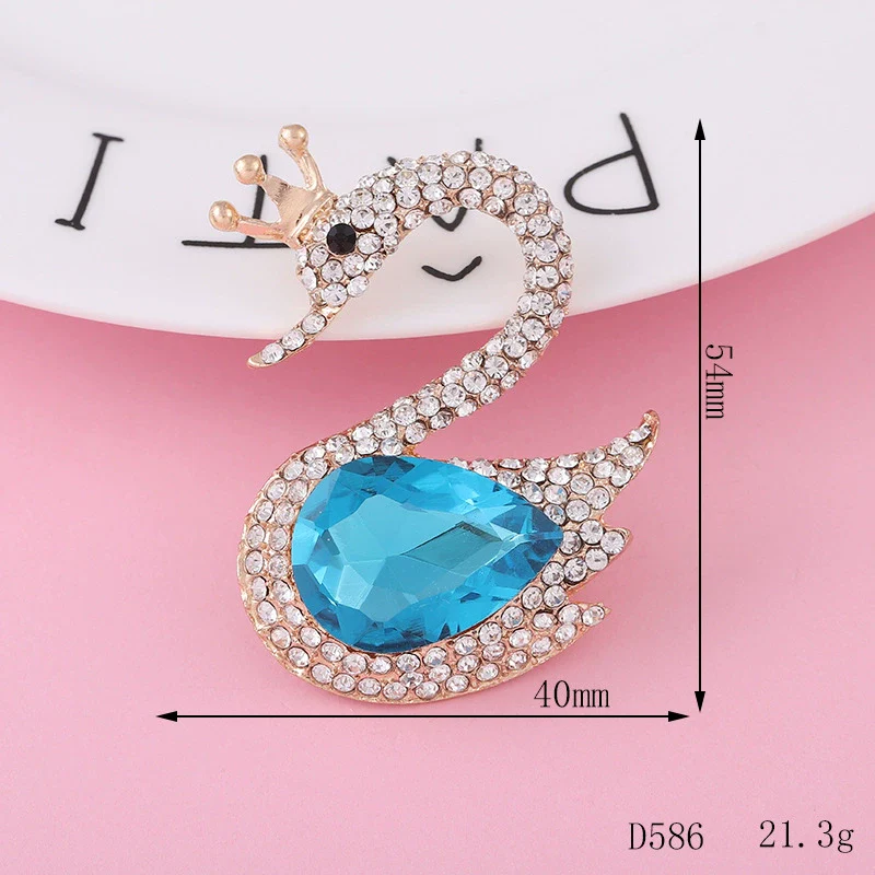 Wholesale Alloy Swan Rhinestone Mini Jewelry Phone Case Accessories With Electroplating And Return Pattern In Light Luxury Style - Image 10