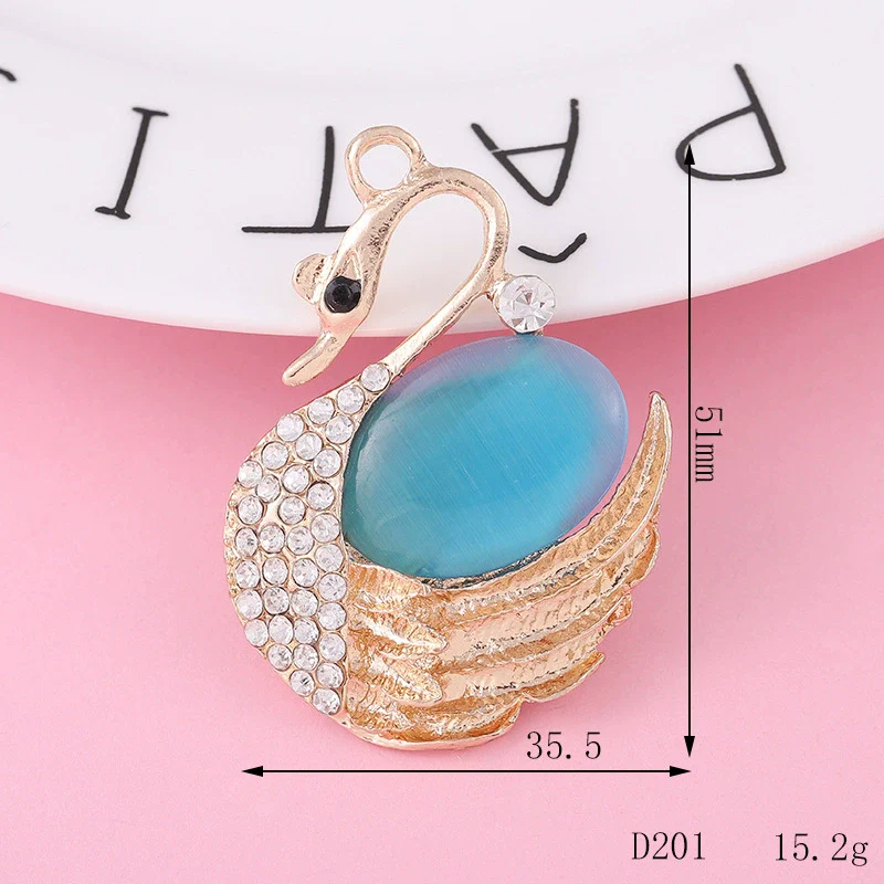 Wholesale Alloy Swan Rhinestone Mini Jewelry Phone Case Accessories With Electroplating And Return Pattern In Light Luxury Style - Image 14