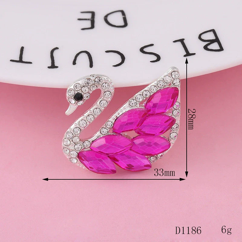 Wholesale Alloy Swan Rhinestone Mini Jewelry Phone Case Accessories With Electroplating And Return Pattern In Light Luxury Style - Image 15