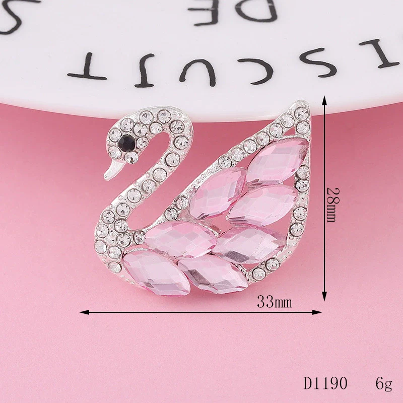 Wholesale Alloy Swan Rhinestone Mini Jewelry Phone Case Accessories With Electroplating And Return Pattern In Light Luxury Style - Image 18