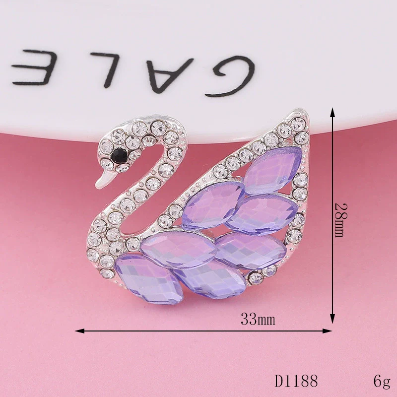 Wholesale Alloy Swan Rhinestone Mini Jewelry Phone Case Accessories With Electroplating And Return Pattern In Light Luxury Style - Image 21