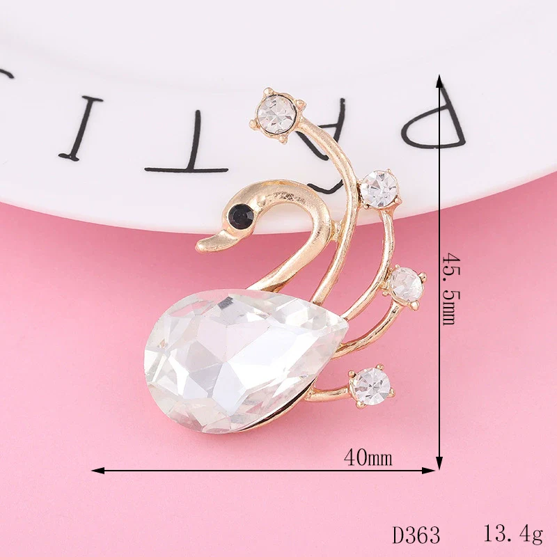 Wholesale Alloy Swan Rhinestone Mini Jewelry Phone Case Accessories With Electroplating And Return Pattern In Light Luxury Style - Image 4