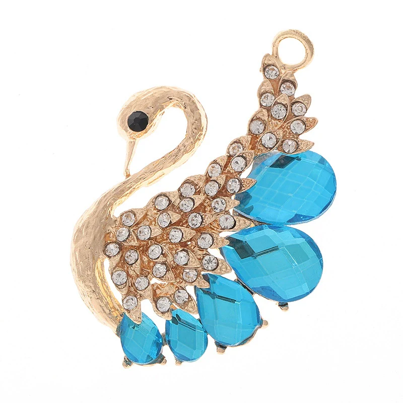 Wholesale Alloy Swan Rhinestone Mini Jewelry Phone Case Accessories With Electroplating And Return Pattern In Light Luxury Style - Image 5