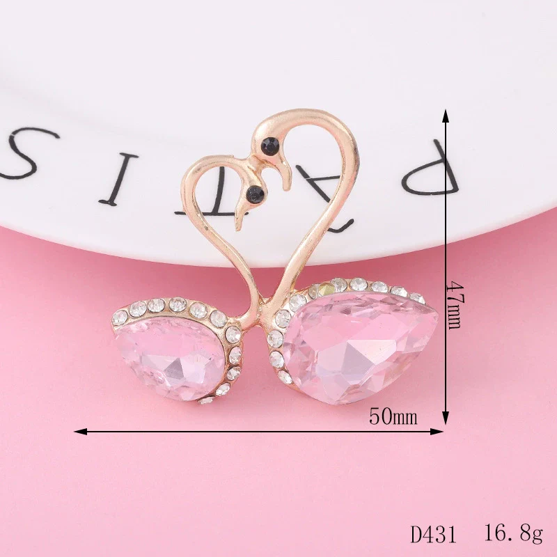 Wholesale Alloy Swan Rhinestone Mini Jewelry Phone Case Accessories With Electroplating And Return Pattern In Light Luxury Style - Image 8