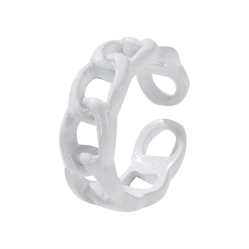 Wholesale Alloy Threaded Twist Ring Niche Style Geometric Pattern Electroplated - Image 7