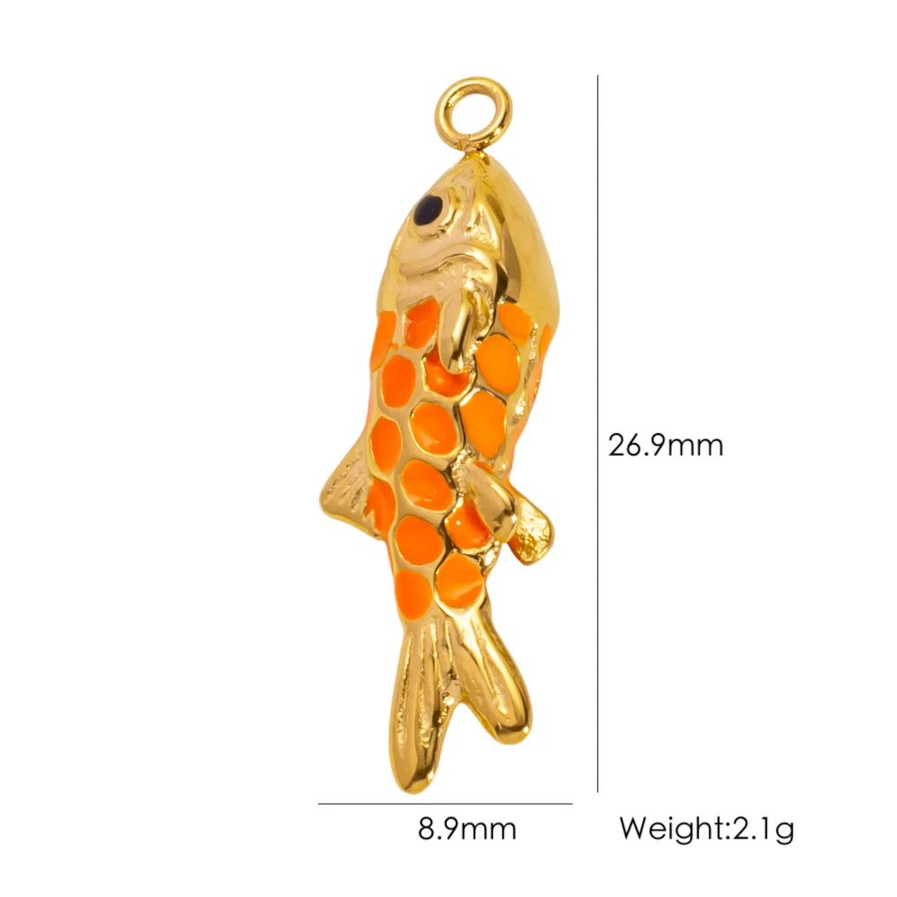 Wholesale Beach Wind Pendant Accessories Animal Style Starfish Shell 304 Stainless Steel Electroplated - Image 67
