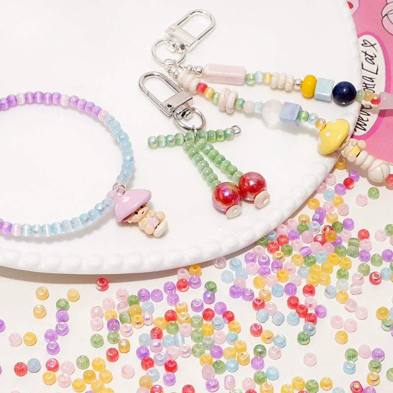 Wholesale Beaded Bracelet Accessories Glass Glaze Round Bead Elegant Style Handmade - Image 2