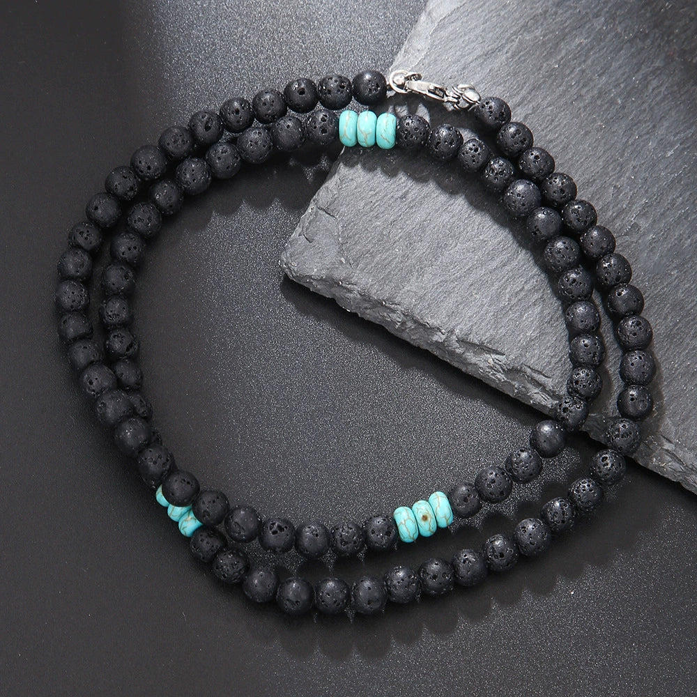 Wholesale Beaded Necklace Imperial Stone Abacus Beads Alloy Zircon Geometric Handmade Unisex O Word Chain - Image 39