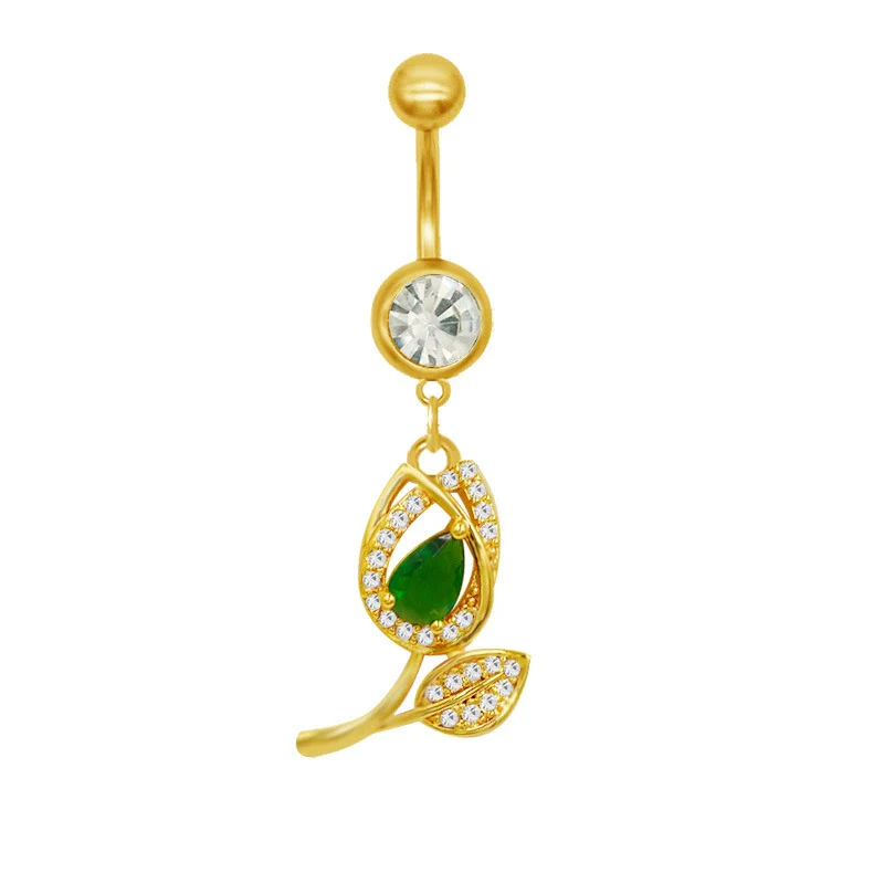 Wholesale Belly Button Ring Zinc Alloy Heart Shape Cute Owl And Sunflower Style - Image 9