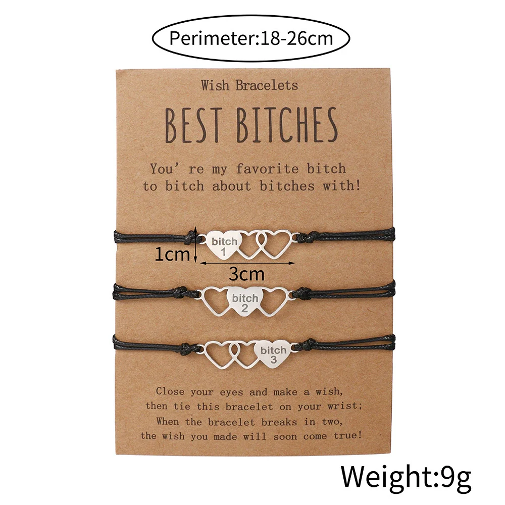 Wholesale Bracelet Set Stainless Steel Love Pattern Handmade Unisex - Image 5