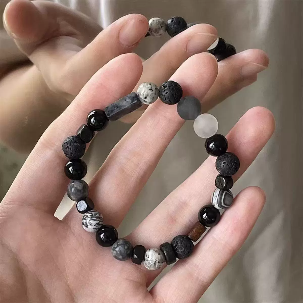Wholesale Bracelet Stone Alloy Geometric Handmade