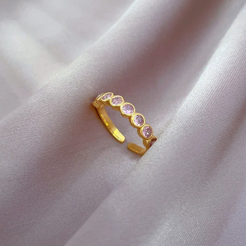 Wholesale Brass Open Ring With Real Gold Electroplating The Crown Pattern For Women - Image 5
