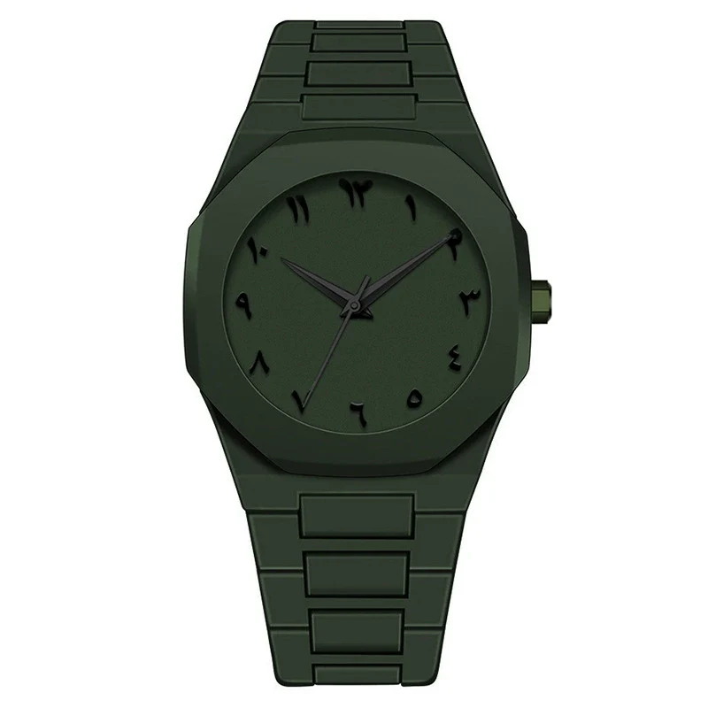 Wholesale Casual Plastic Octagonal Men's Watch - Image 4
