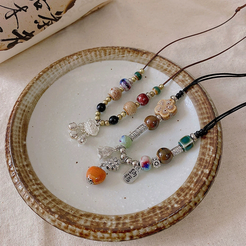 Wholesale Ceramic Beaded Geometric Clavicle Necklace For Women With Electroplating - Image 4