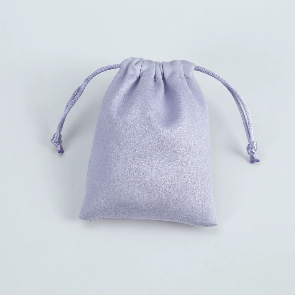 Wholesale Cloth Flannel Jewelry And Cosmetic Drawstring Bag - Image 4