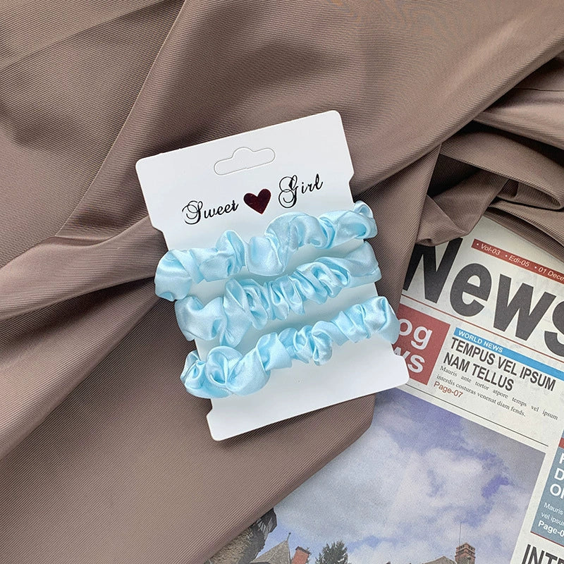 Wholesale Cloth Hair Accessories Set Lovely Style Large Intestine Ring Hair Rings For Women - Image 15