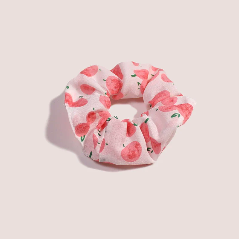 Wholesale Cloth Handmade Fresh Fruit Large Intestine Fat Sausage Hair Band Hair Rope Hair Accessories - Image 11