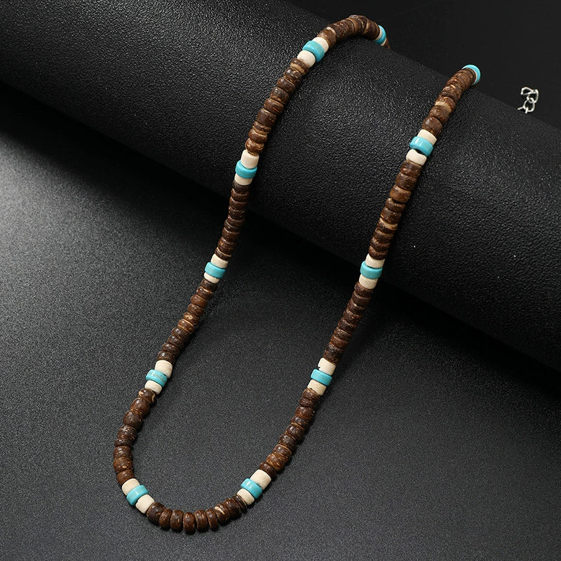 Wholesale Coconut Shell Geometric Style Necklace - Image 3
