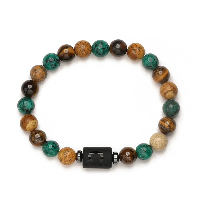 Wholesale Constellation Agate Elastic Handmade Bracelet - Image 12