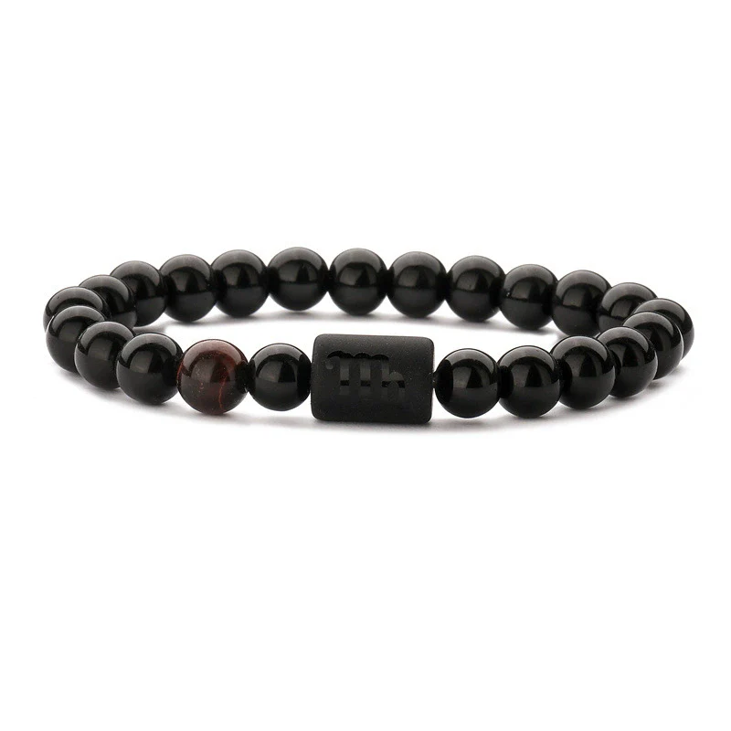 Wholesale Constellation Agate Elastic Handmade Bracelet - Image 25
