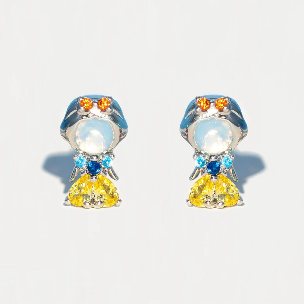 Wholesale Copper Cartoon Characters Zircon Inlaid Fantasy Fairy Tale Character Earrings Set Jewelry - Image 11