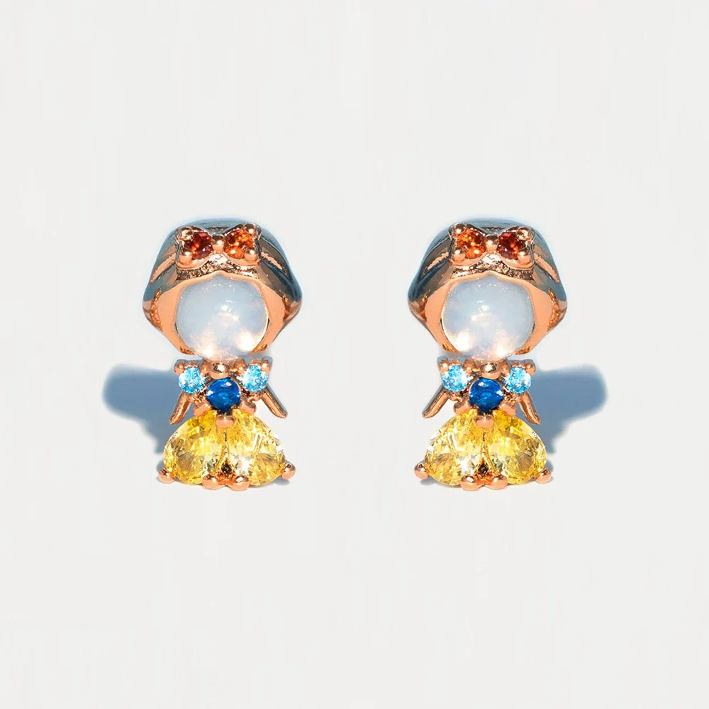 Wholesale Copper Cartoon Characters Zircon Inlaid Fantasy Fairy Tale Character Earrings Set Jewelry - Image 12