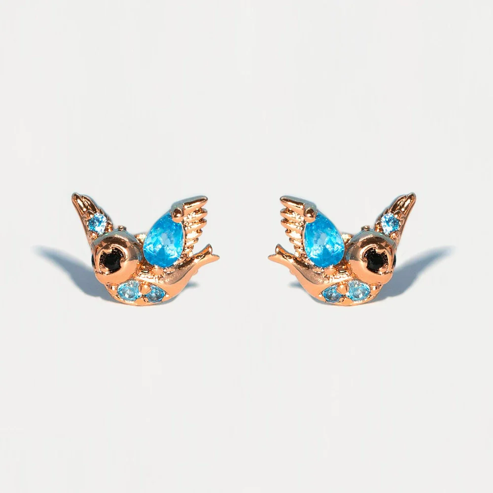 Wholesale Copper Cartoon Characters Zircon Inlaid Fantasy Fairy Tale Character Earrings Set Jewelry - Image 15